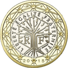 Francia, Euro, 2015, BE, FDC, Bi-metallico, KM:New