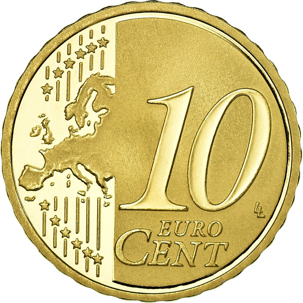Francia, 10 Euro Cent, 2015, BE, FDC, Ottone, KM:New