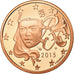 Frankreich, 5 Euro Cent, 2015, BE, STGL, Copper Plated Steel, KM:New