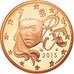 France, 2 Euro Cent, 2015, BE, MS(65-70), Copper Plated Steel, KM:New