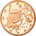 Francia, Euro Cent, 2015, BE, FDC, Cobre chapado en acero, KM:New