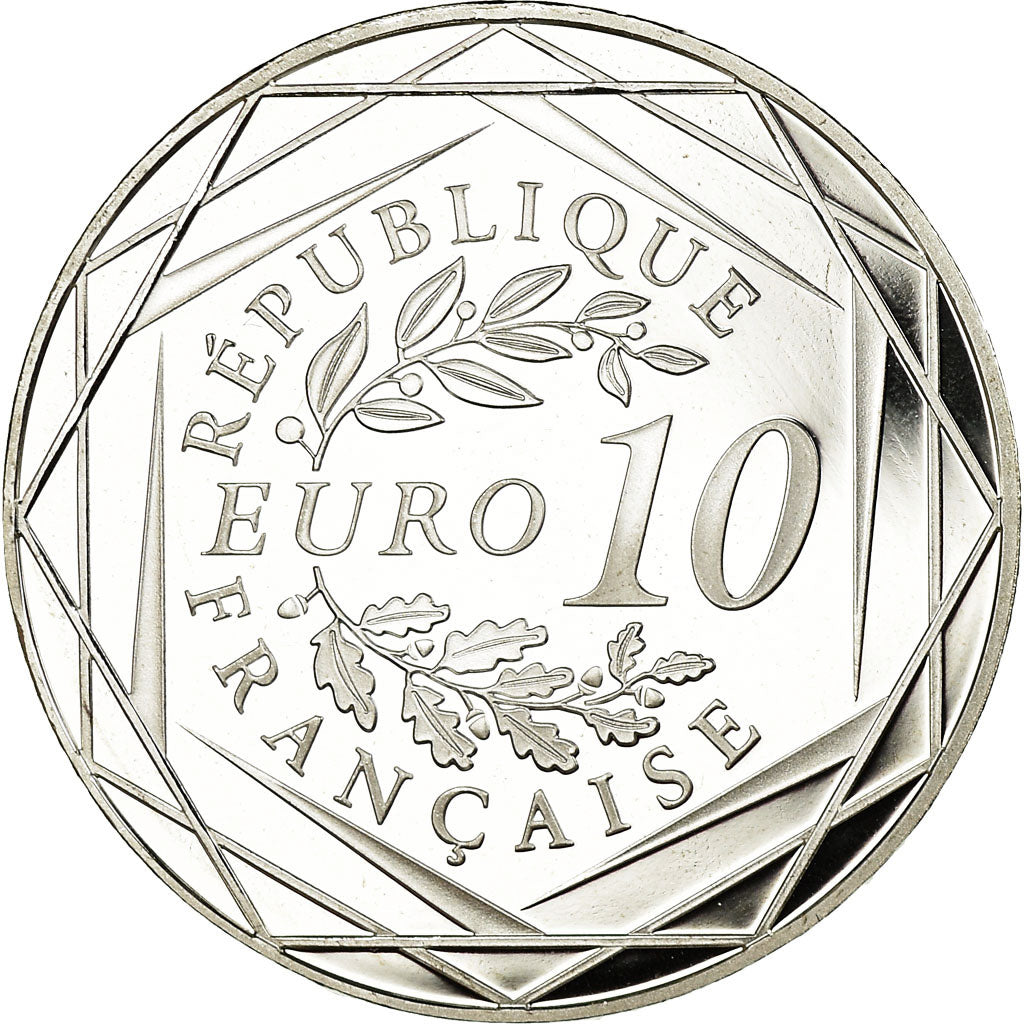 Frankreich, Monnaie de Paris, 10 Euro, Coq, 2016, BE, STGL, Silber, KM:New
