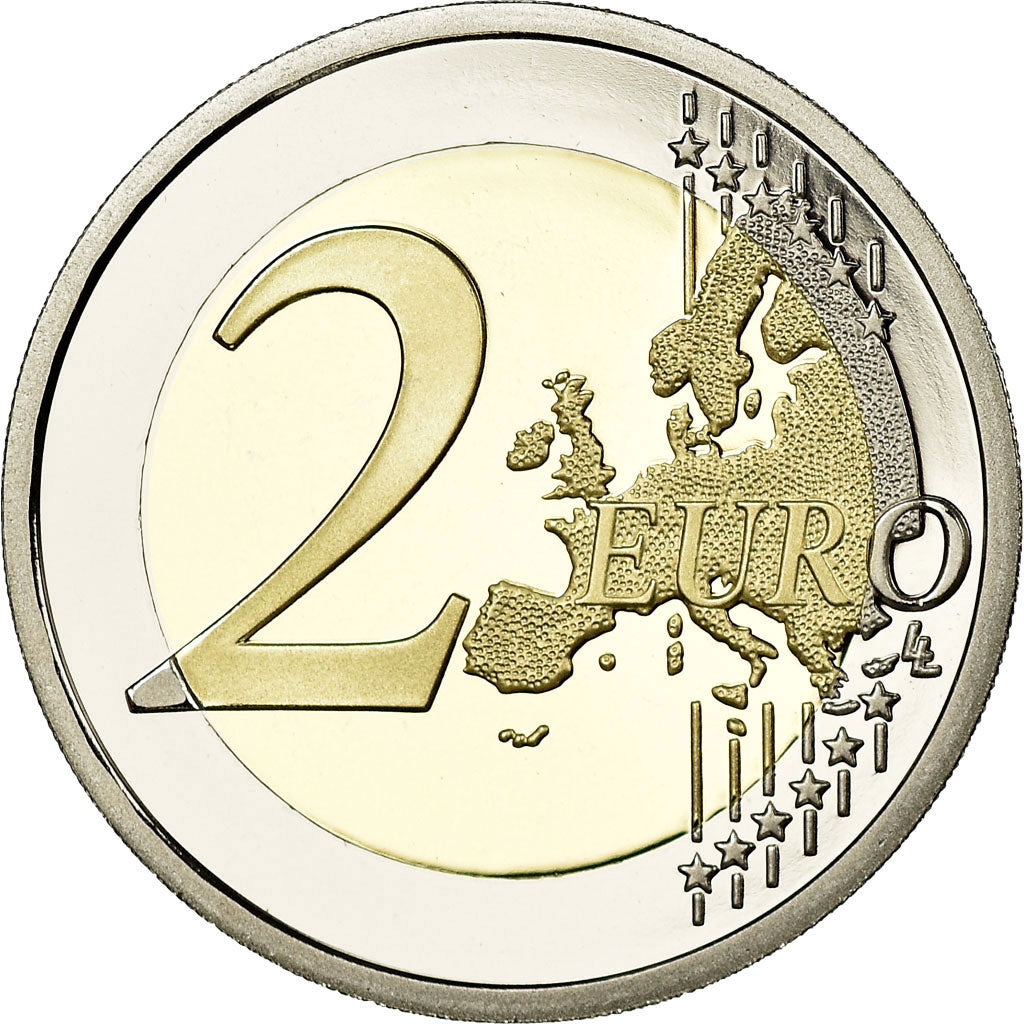 Francia, 2 Euro, 2016, BE, FDC, Bi-metallico, KM:New