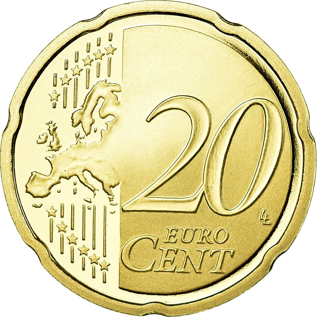 Francia, 20 Euro Cent, 2016, BE, FDC, Ottone, KM:New
