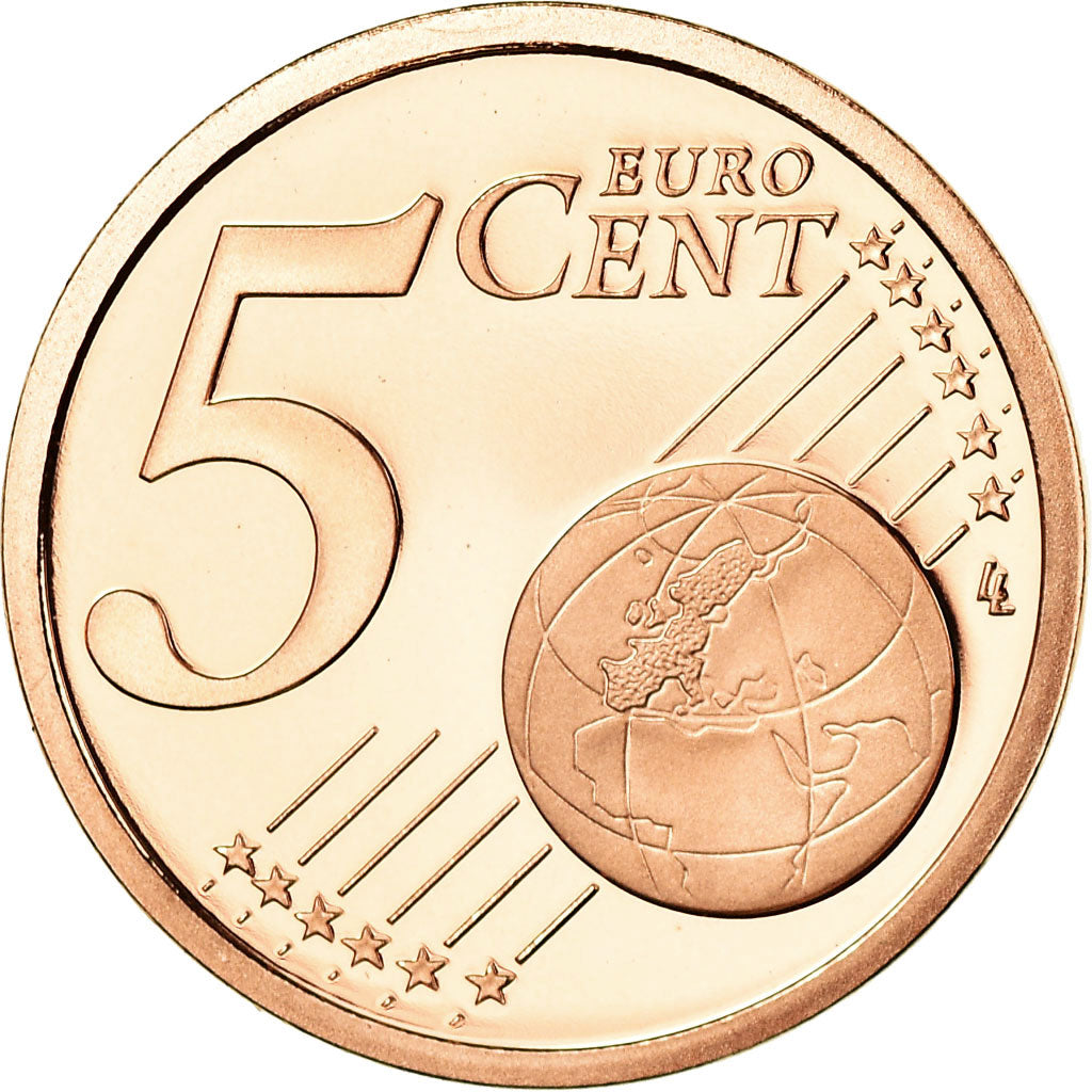 Frankreich, 5 Euro Cent, 2016, BE, STGL, Copper Plated Steel, KM:New