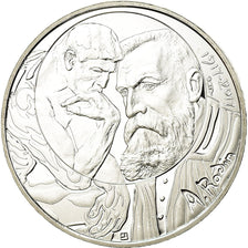 Francja, 10 Euro, Auguste Rodin, 2017, BE, MS(65-70), Srebro, KM:New