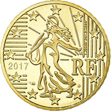 Frankreich, 50 Euro Cent, 2017, BE, STGL, Messing, KM:New