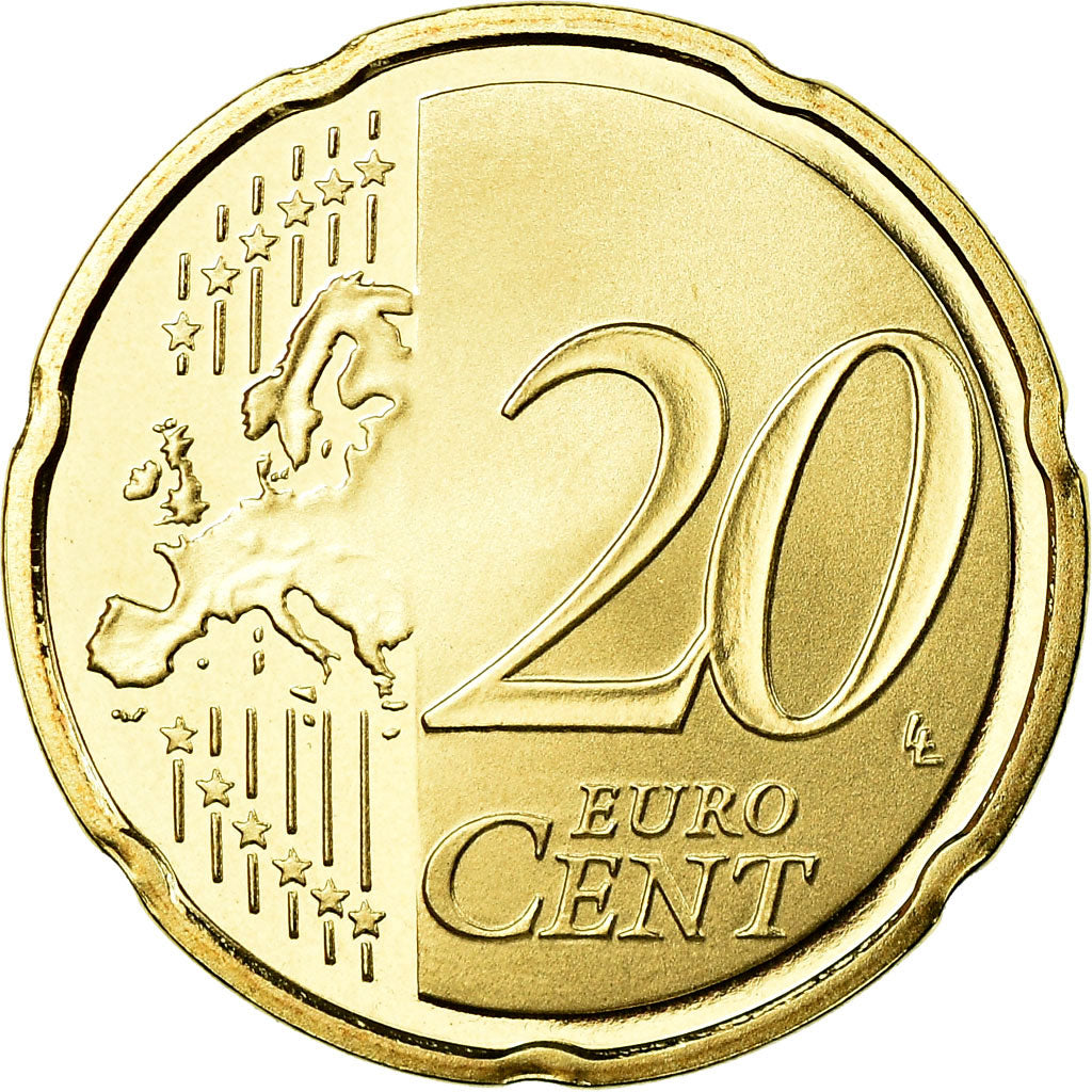 Frankreich, 20 Euro Cent, 2017, BE, STGL, Messing, KM:New