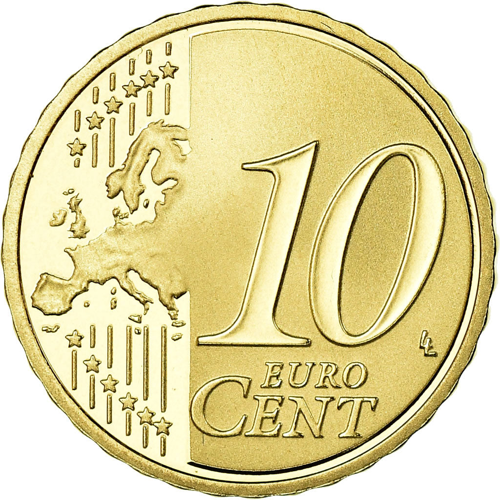 Francia, 10 Euro Cent, 2017, BE, FDC, Ottone, KM:New