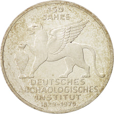 GERMANY - FEDERAL REPUBLIC, 5 Mark, 1979, Hamburg, Germany, AU(55-58), Silver...