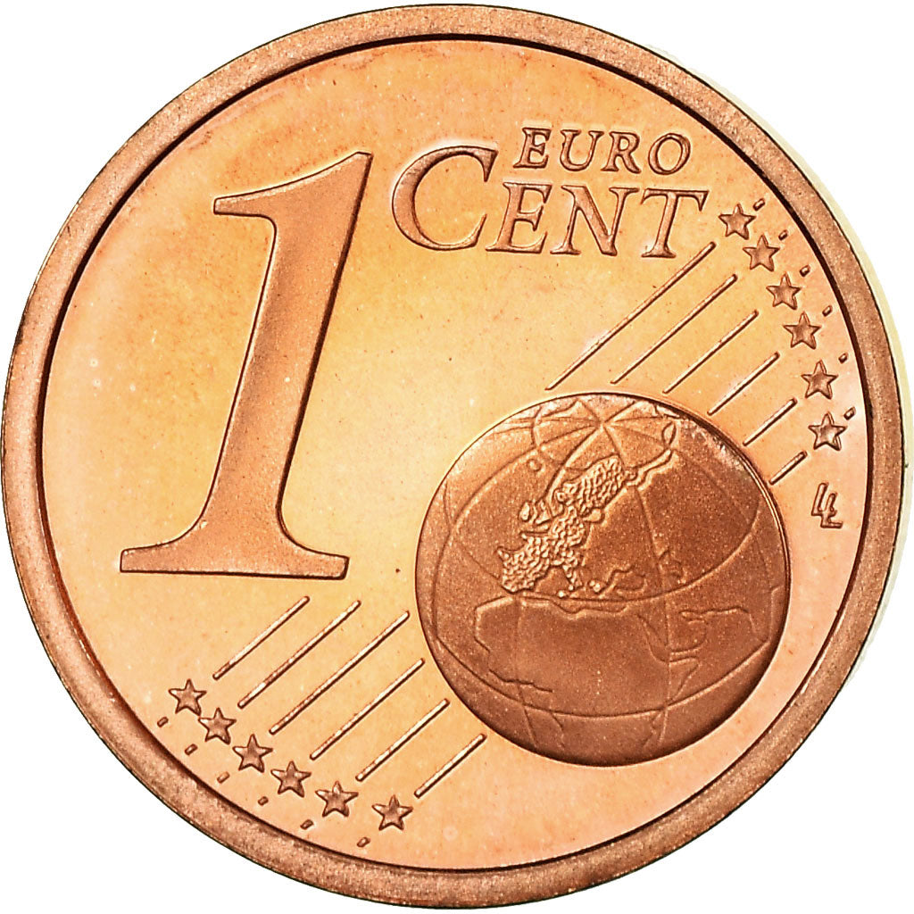 França, Euro Cent, 2001, BE, MS(65-70), Aço Cromado a Cobre, KM:1282
