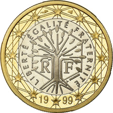 France, Euro, 1999, BE, MS(65-70), Bi-Metallic, KM:1288