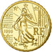 Francia, 10 Euro Cent, 1999, BE, FDC, Ottone, KM:1285