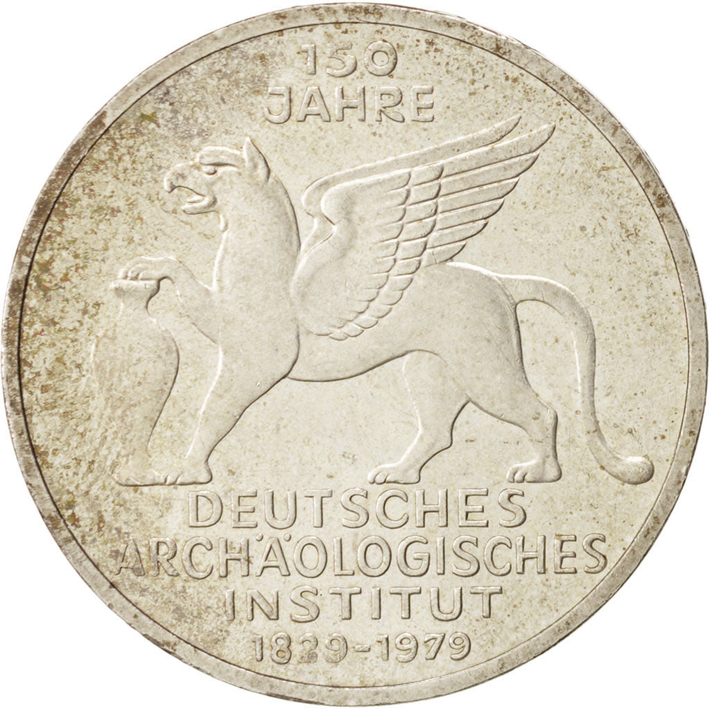 GERMANY - FEDERAL REPUBLIC, 5 Mark, 1979, Hamburg, Germany, MS(60-62), Silver...