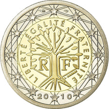 Francia, 2 Euro, 2010, BE, FDC, Bi-metallico, KM:1414