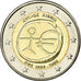 Chipre, 2 Euro, EMU, 2009, MS(65-70), Bimetálico, KM:89