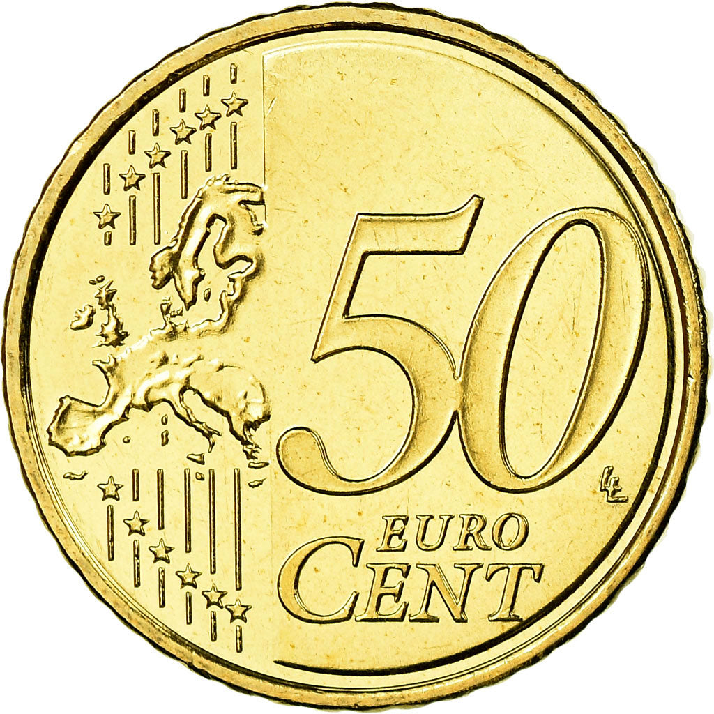 Chypre, 50 Euro Cent, 2009, SUP, Laiton, KM:83