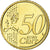 Chipre, 50 Euro Cent, 2009, AU(55-58), Latão, KM:83