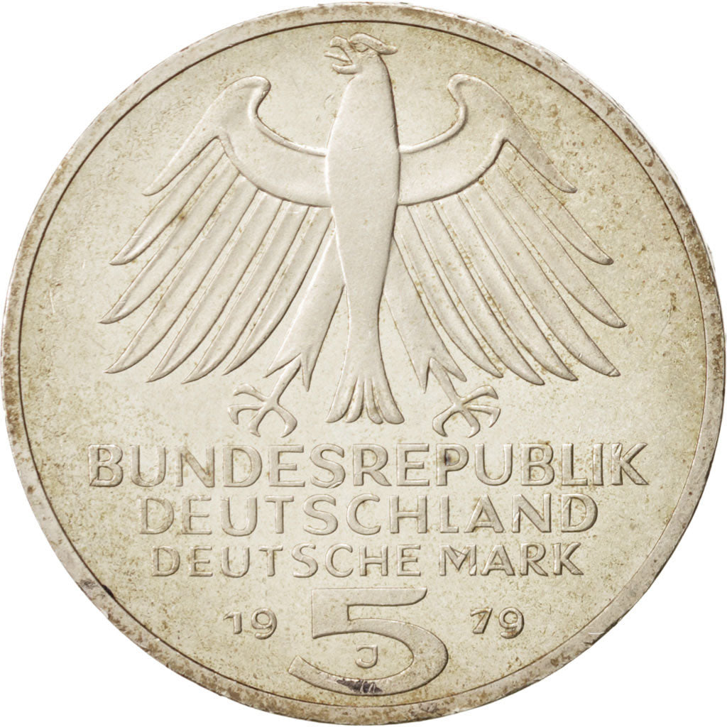 Coin, GERMANY - FEDERAL REPUBLIC, 5 Mark, 1979, Hamburg, Germany, MS(60-62)