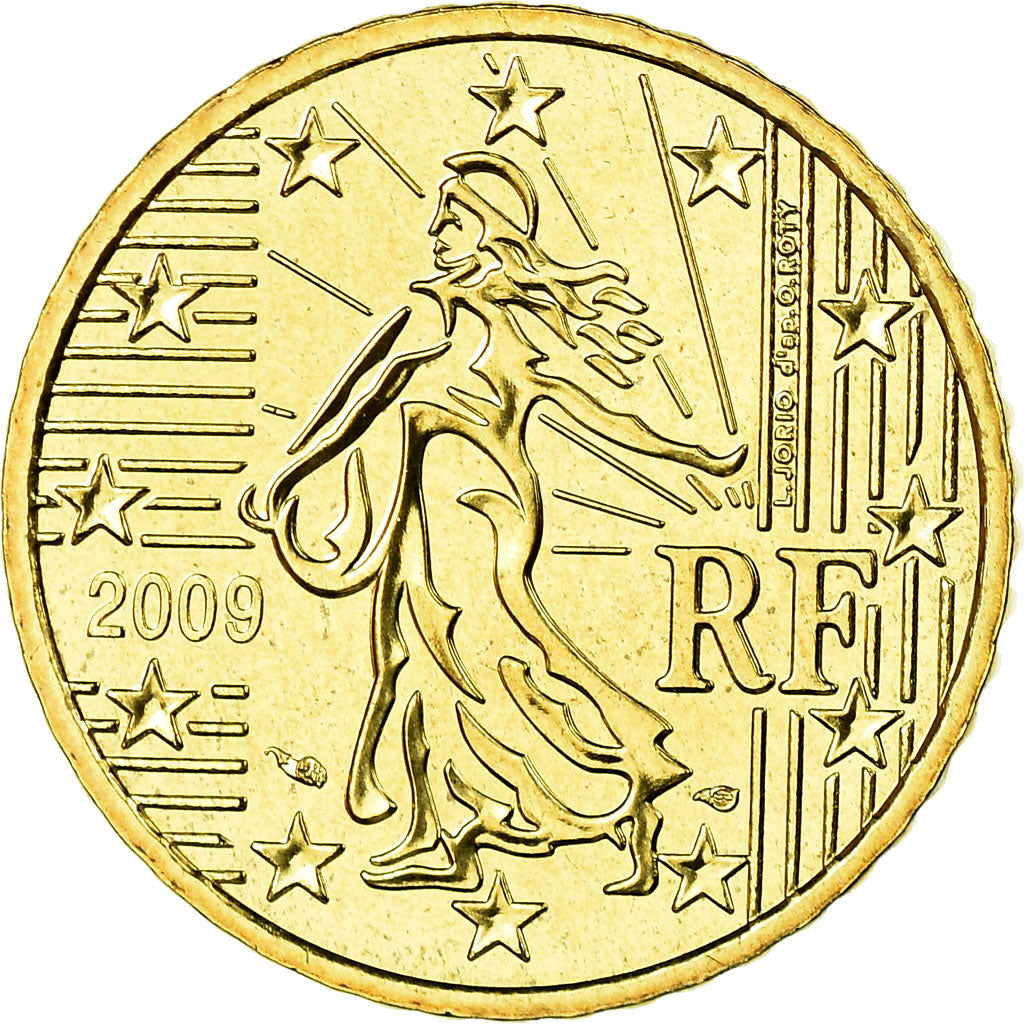 Francia, 50 Euro Cent, 2009, FDC, Ottone, KM:1412