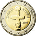 Chipre, 2 Euro, 2008, FDC, Bimetálico, KM:85