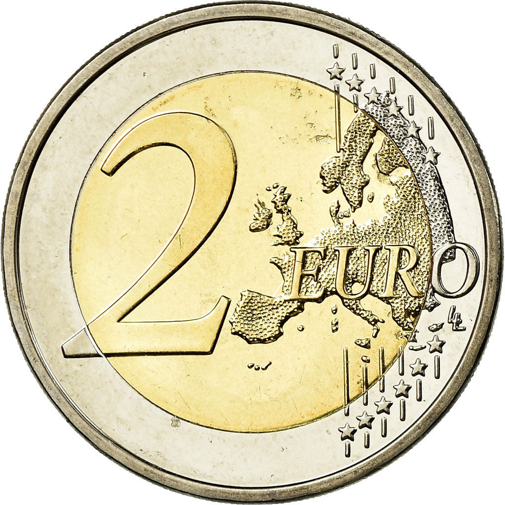 Chipre, 2 Euro, 2008, FDC, Bimetálico, KM:85