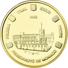 Monaco, 20 Euro Cent, 2005, unofficial private coin, FDC, Tin