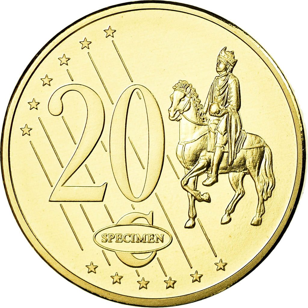 Monaco, 20 Euro Cent, 2005, unofficial private coin, FDC, Tin