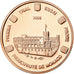 Mónaco, 2 Euro Cent, 2005, unofficial private coin, FDC, Cobre chapado en acero