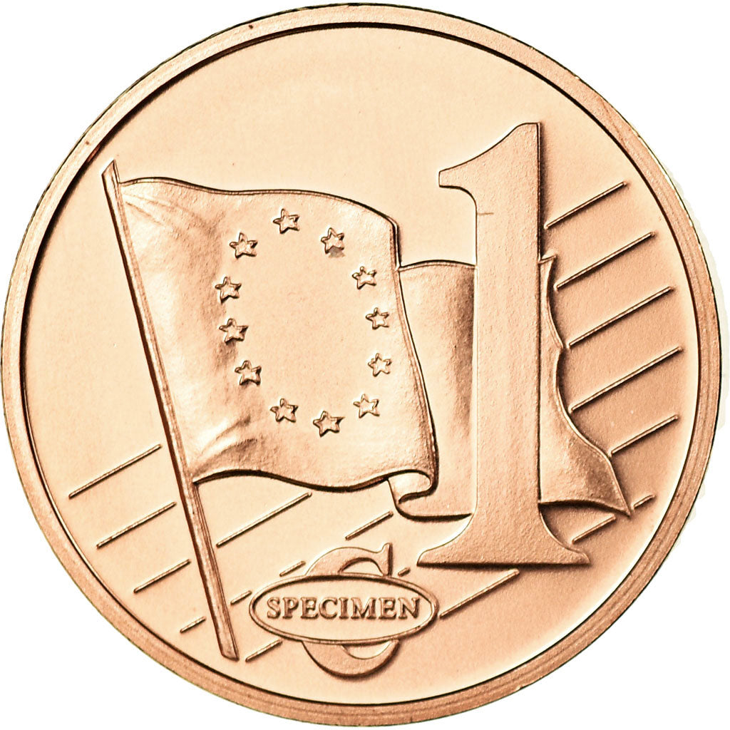 Monaco, Euro Cent, 2005, unofficial private coin, FDC, Acciaio placcato rame