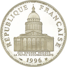 Munten, Frankrijk, Panthéon, 100 Francs, 1996, Paris, BE, PR, Zilver, KM:951.1