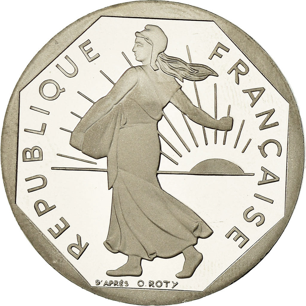 Moneta, Francia, Semeuse, 2 Francs, 1996, BE, SPL-, Nichel, KM:942.2