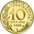 Moneta, Francja, Marianne, 10 Centimes, 1996, Paris, BE, MS(65-70)