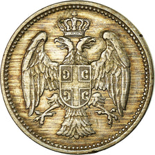 Coin, Serbia, Milan I, 20 Para, 1912, EF(40-45), Copper-nickel, KM:20