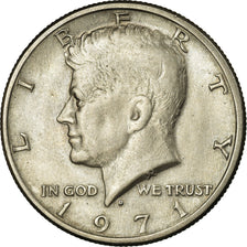 Coin, United States, Kennedy Half Dollar, Half Dollar, 1971, U.S. Mint, Denver