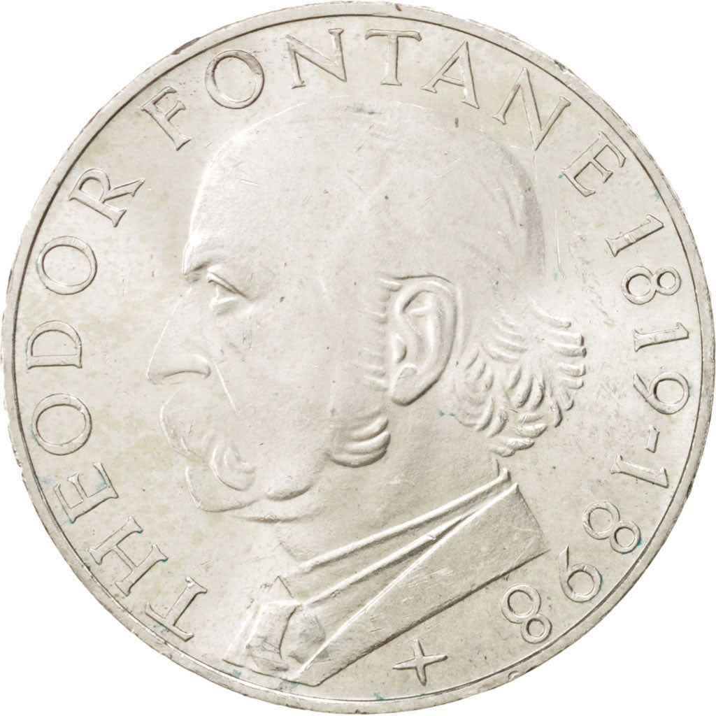 Coin, GERMANY - FEDERAL REPUBLIC, 5 Mark, 1969, Karlsruhe, Germany, MS(60-62)