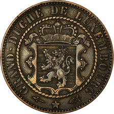 Münze, Luxemburg, William III, 10 Centimes, 1870, Utrecht, SS, Bronze, KM:23.1