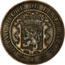 Münze, Luxemburg, William III, 10 Centimes, 1870, Utrecht, SS, Bronze, KM:23.1