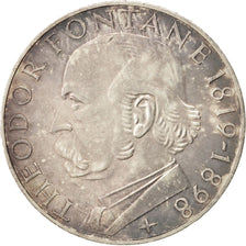 GERMANY - FEDERAL REPUBLIC, 5 Mark, 1969, Karlsruhe, Germany, AU(55-58), Silv...
