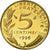 Coin, France, Marianne, 5 Centimes, 1996, Paris, BE, MS(65-70), Aluminum-Bronze