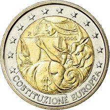 Italia, 2 Euro, European Constitution, 2005, SPL-, Bi-metallico, KM:245