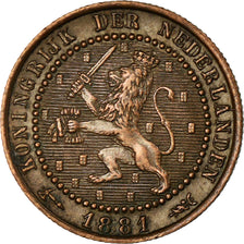 Moneta, Paesi Bassi, William III, Cent, 1881, BB, Bronzo, KM:107.1