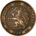 Moneta, Paesi Bassi, William III, Cent, 1881, BB, Bronzo, KM:107.1