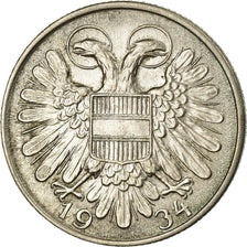 Moneta, Austria, Schilling, 1934, BB+, Rame-nichel, KM:2851