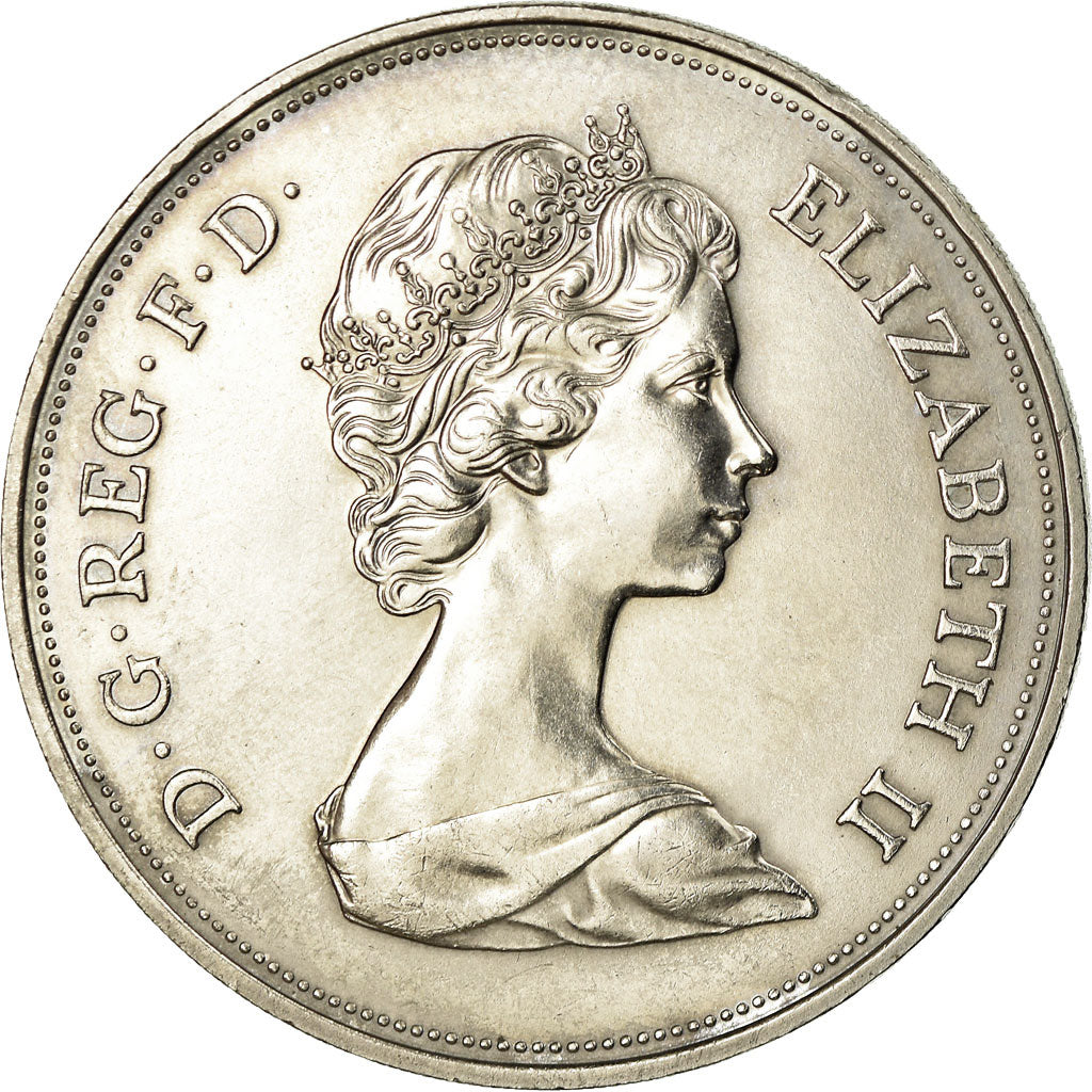 Moneta, Gran Bretagna, Elizabeth II, 25 New Pence, 1972, SPL, Rame-nichel