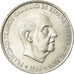 Coin, Spain, Caudillo and regent, 100 Pesetas, 1968, AU(50-53), Silver, KM:797