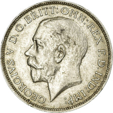 Münze, Großbritannien, George V, Florin, Two Shillings, 1917, SS+, Silber