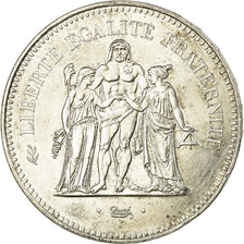 Moneta, Francia, Hercule, 50 Francs, 1974, Paris, BB+, Argento, KM:941.1