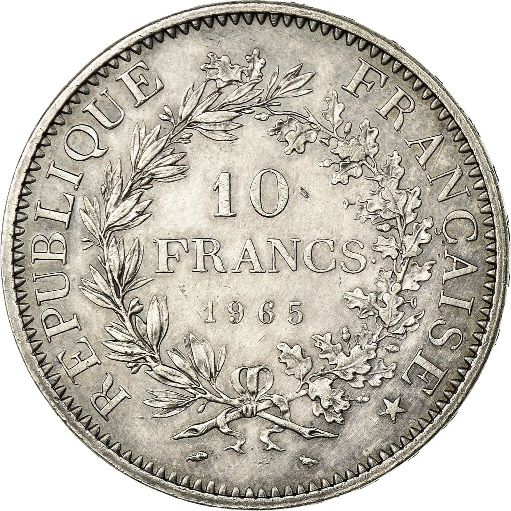 Moneta, Francia, Hercule, 10 Francs, 1965, Paris, BB, Argento, KM:932