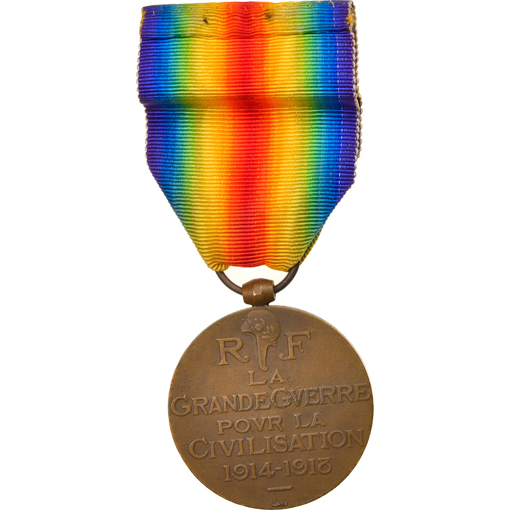 France, La Grande Guerre pour la Civilisation, Médaille, 1914-1918, Excellent